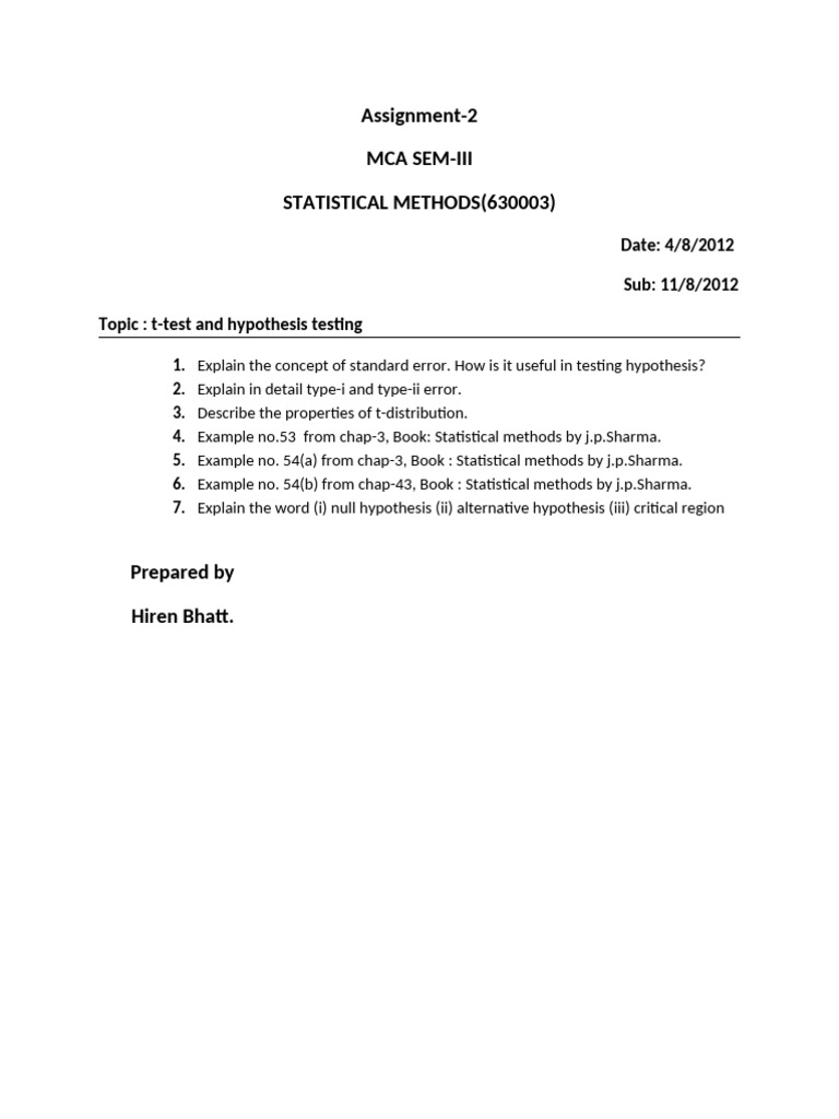 Assignment 2 | PDF