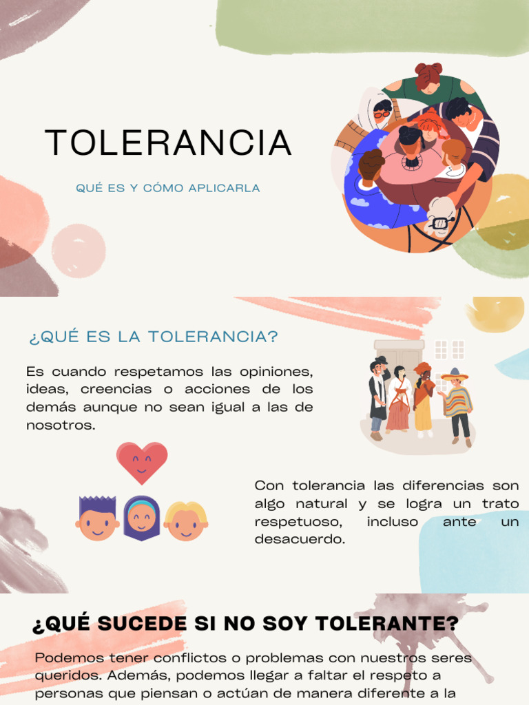 Tolerancia y Autoridades | PDF | Tolerancia | Conceptos psicologicos