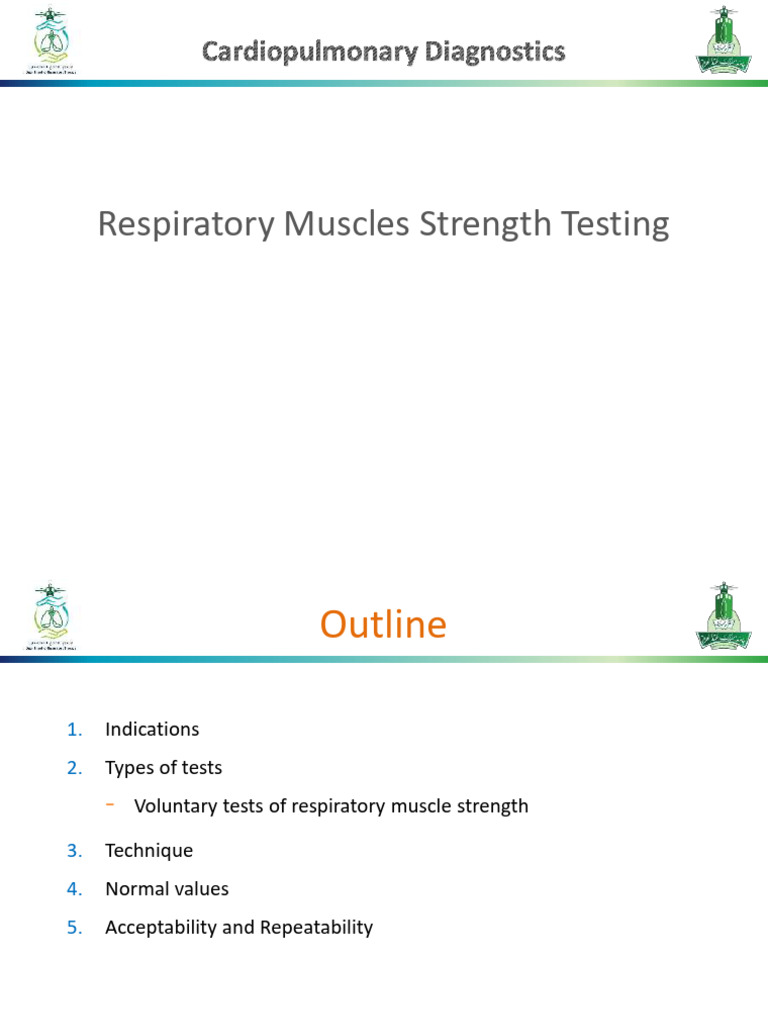 Respiratory Muscle Strength Testing Guide | PDF | Pulmonology ...