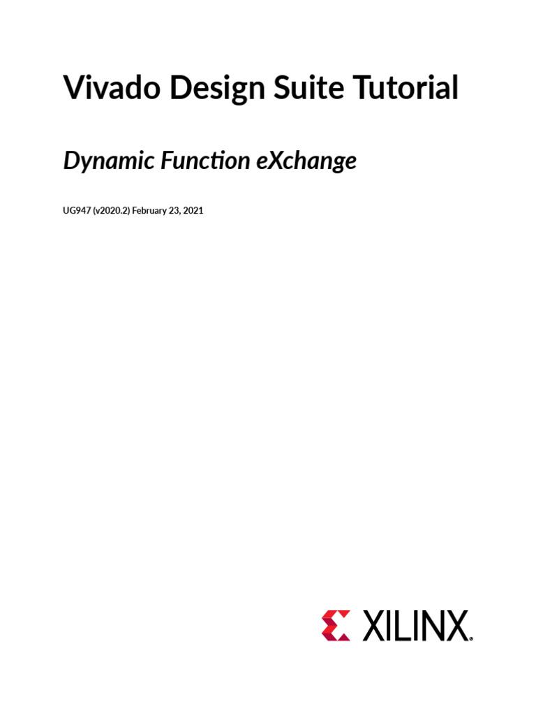 Vivado DFX Tutorial for FPGA Design | PDF | Field Programmable Gate ...