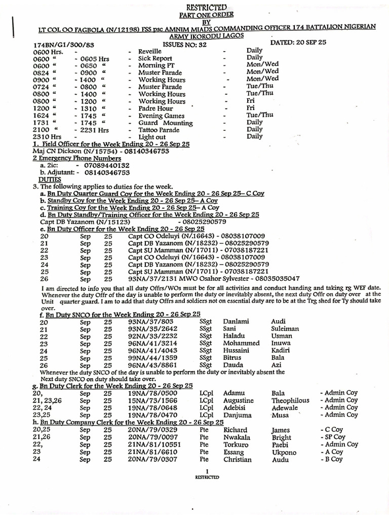 Part 1 Order | PDF