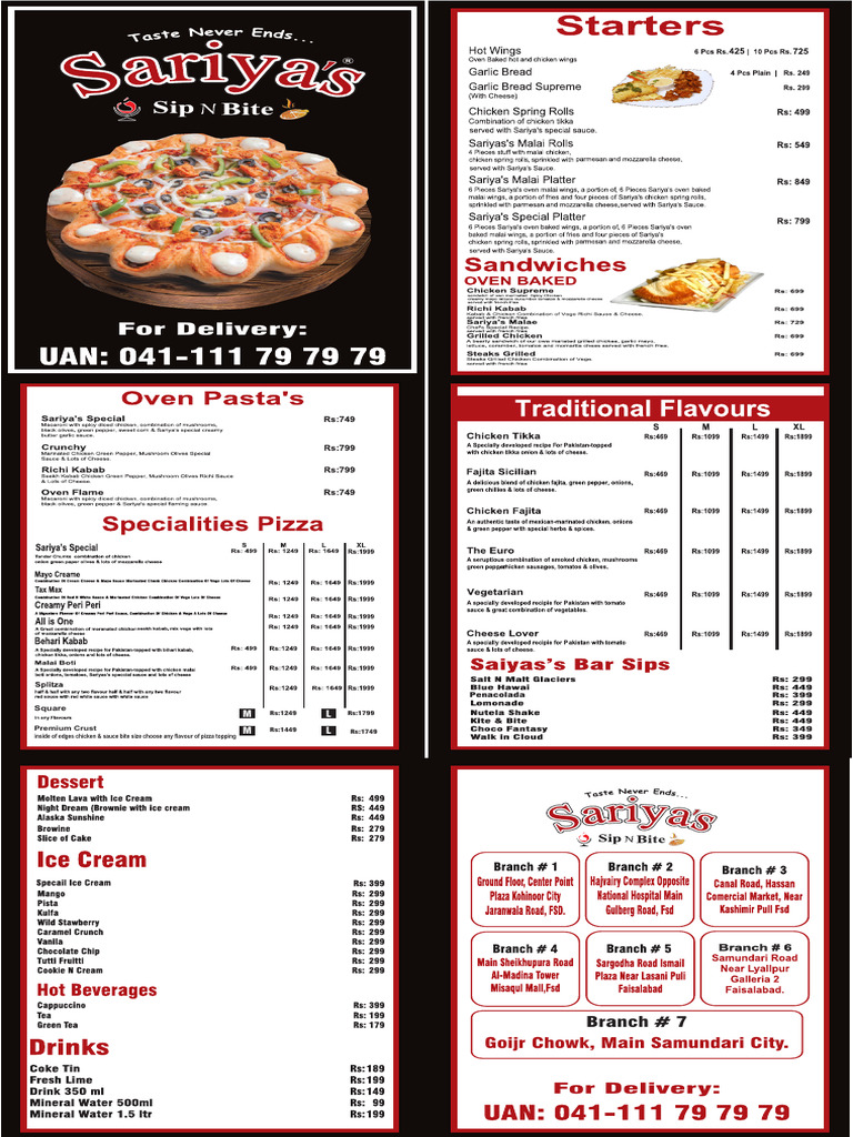 Pizza Delivery Options and Prices | PDF
