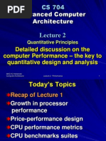 Advanced Computer Architecture-II - CS704 Power Point Slides Lecture 02