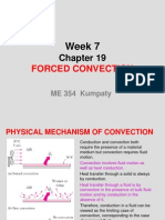 ME 354 Chapter 19 FORCED CONVECTION