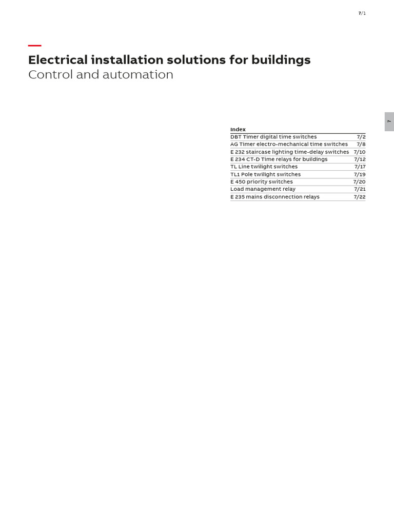 Digital Time Switches for Automation | PDF | Alternating Current | Switch