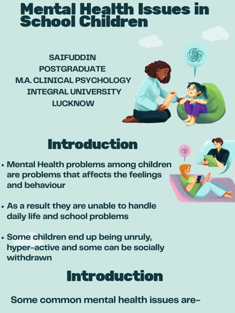 Enhancing School Children's Mental Health | PDF