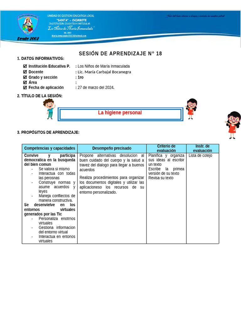 Sesión de Aprendizaje 19 La Vocal o | PDF | Aprendizaje | Modificación ...