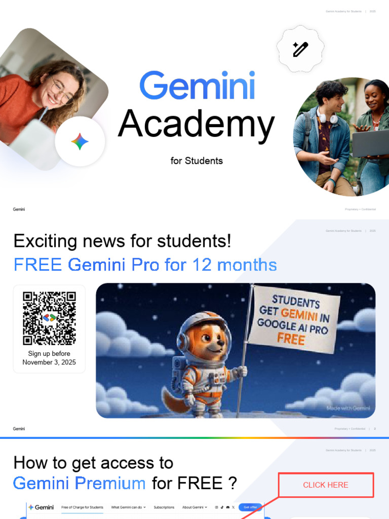 FREE Gemini Acess Tutorial | PDF | Academic Integrity | Artificial ...