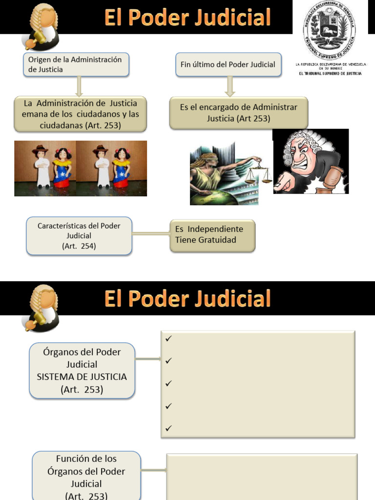 Estructura y Funciones del Poder Judicial | PDF | Judicaturas | Justicia
