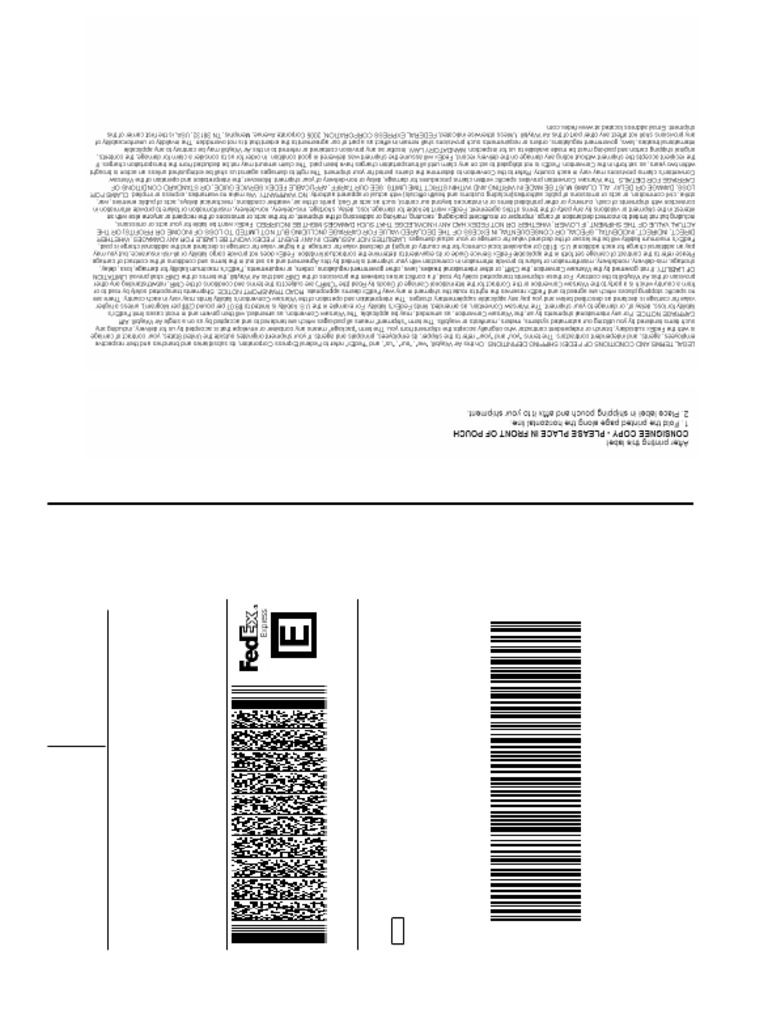 FedEx Shipment Label for Apple Products | PDF | Companies Of The United ...