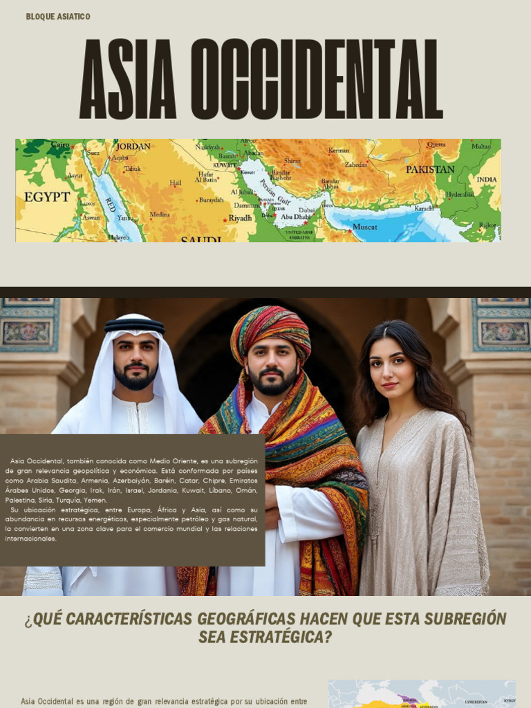 Asia Occidental: Geopolítica y Retos | PDF | Asia | Península Arabica