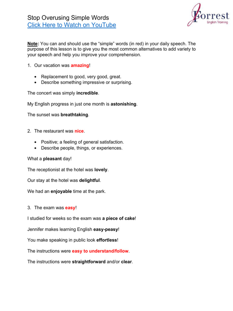 800 Words English Vocabulary Masterclass by JForrest English-Compressed ...