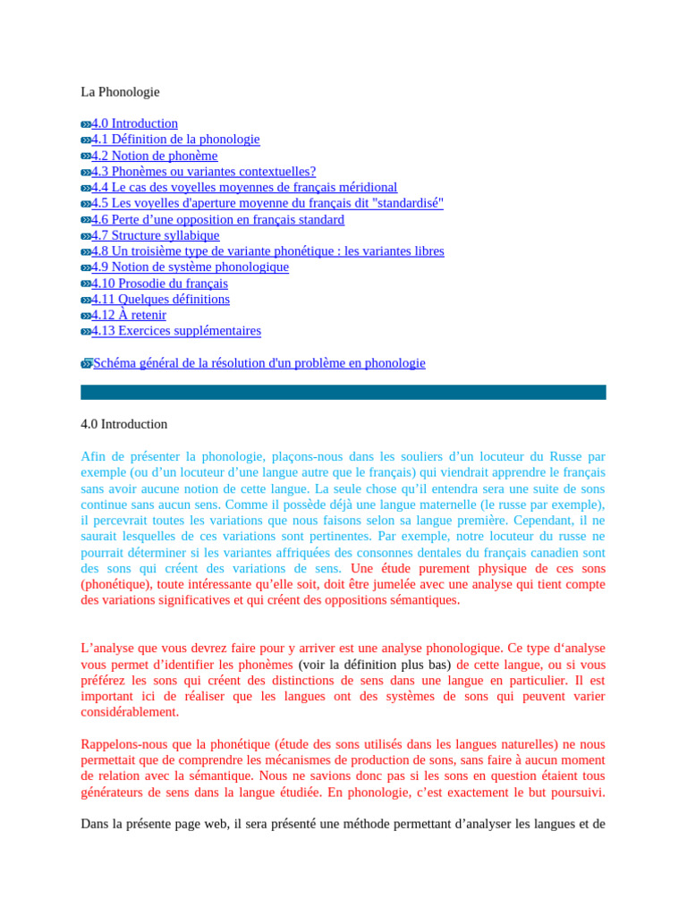 Introduction à la phonologie du français | PDF | Syllabe | Phonologie