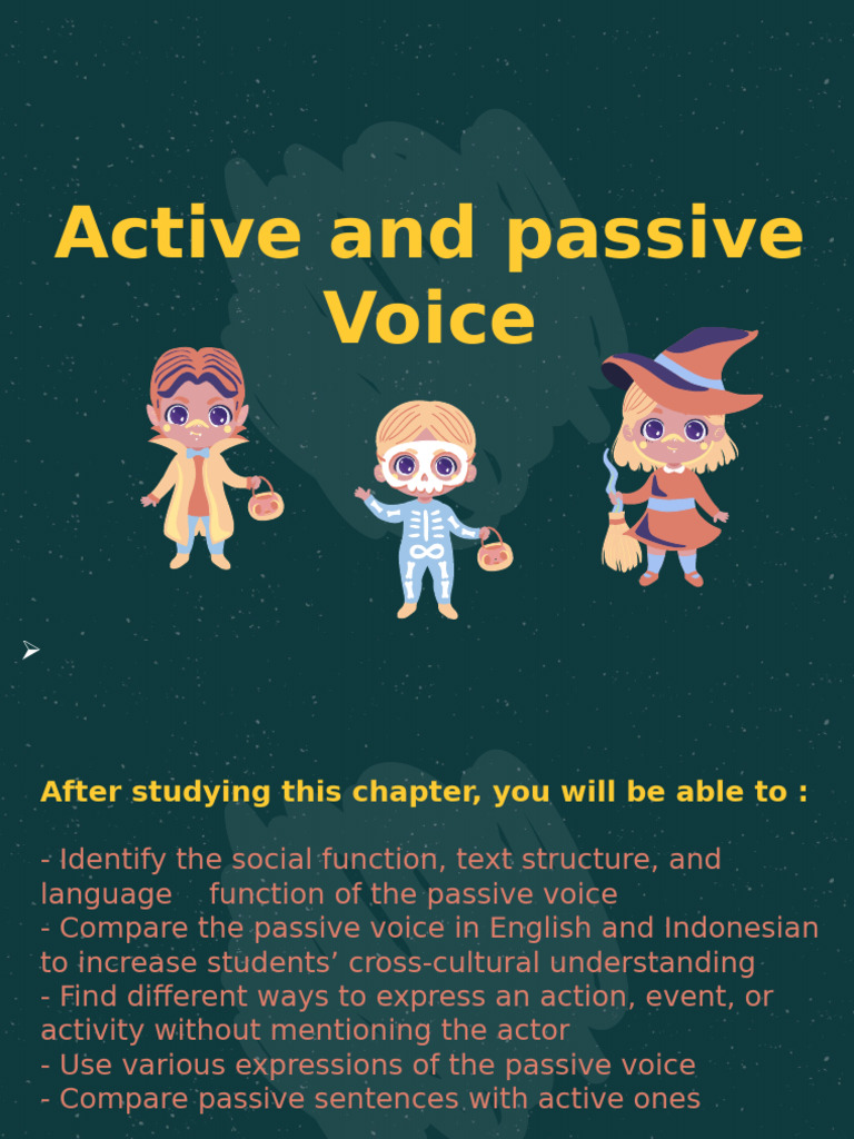 Understanding Active and Passive Voice | PDF | Subject (Grammar) | Syntax