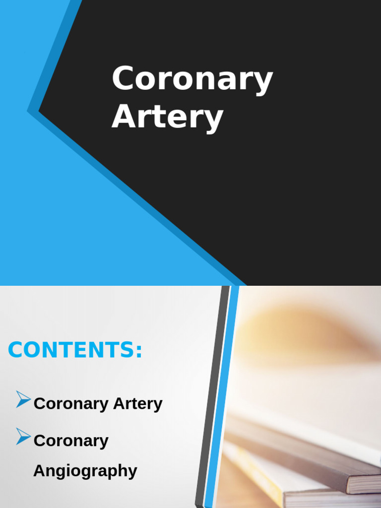 Chủ Đề 1. Coronary Artery | PDF | Coronary Circulation | Heart