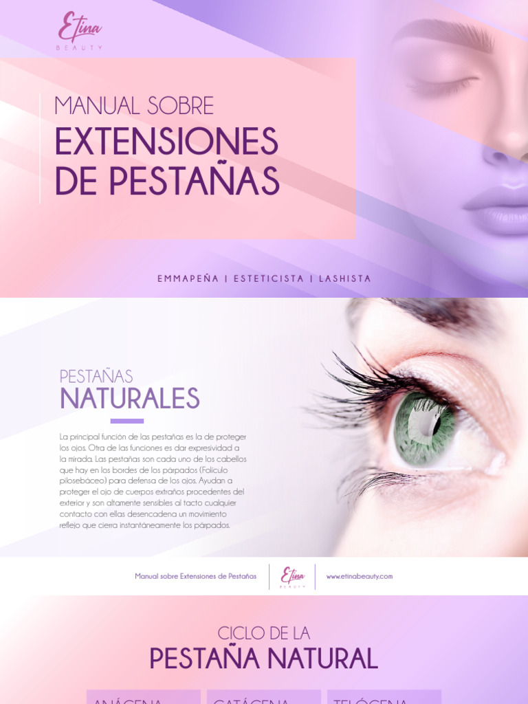 Guía Completa de Extensiones de Pestañas | PDF