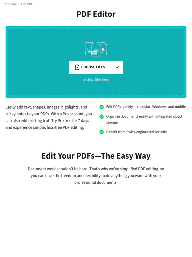 Simple PDF Editing with Smallpdf | PDF | Application Software | Computing