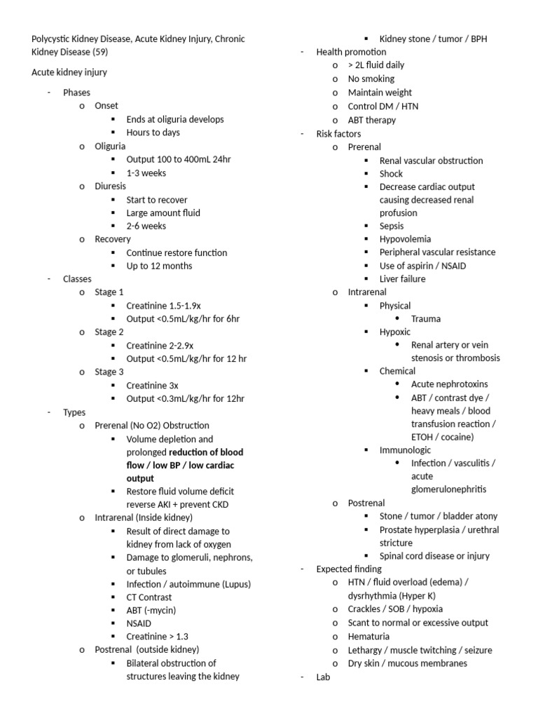 Understanding Kidney Diseases and Injuries | PDF | Urinary Tract ...