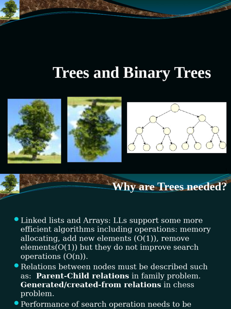 Understanding Trees and Binary Trees | PDF | Algorithms And Data ...