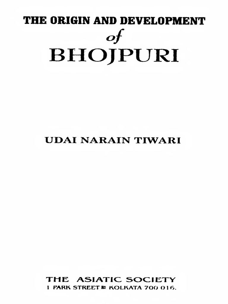 Bhojpuri Language: Origin & Development | PDF | Grammatical Gender ...