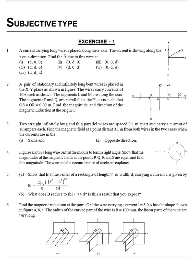 Magnetism PRM Module | PDF | Rotation Around A Fixed Axis | Magnetic Field