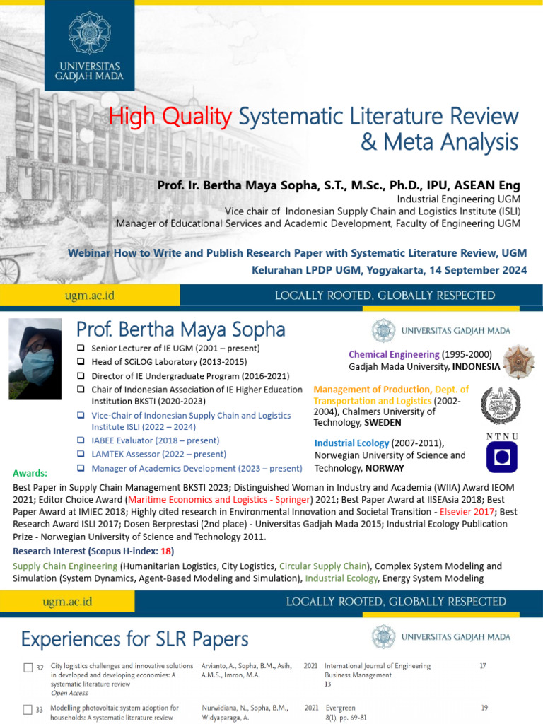 Systematic Literature Review Guide | PDF | Systematic Review | Meta ...