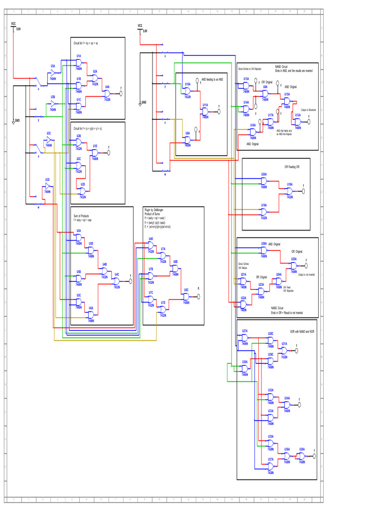 Logic Circuit Design and Analysis | PDF | Theory Of Computation ...