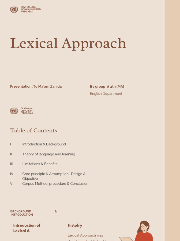 Understanding the Lexical Approach | PDF | Vocabulary | Fluency