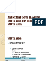 Akuntansi Untuk Transaksi Valuta Asing Dan Derivatif Valuta