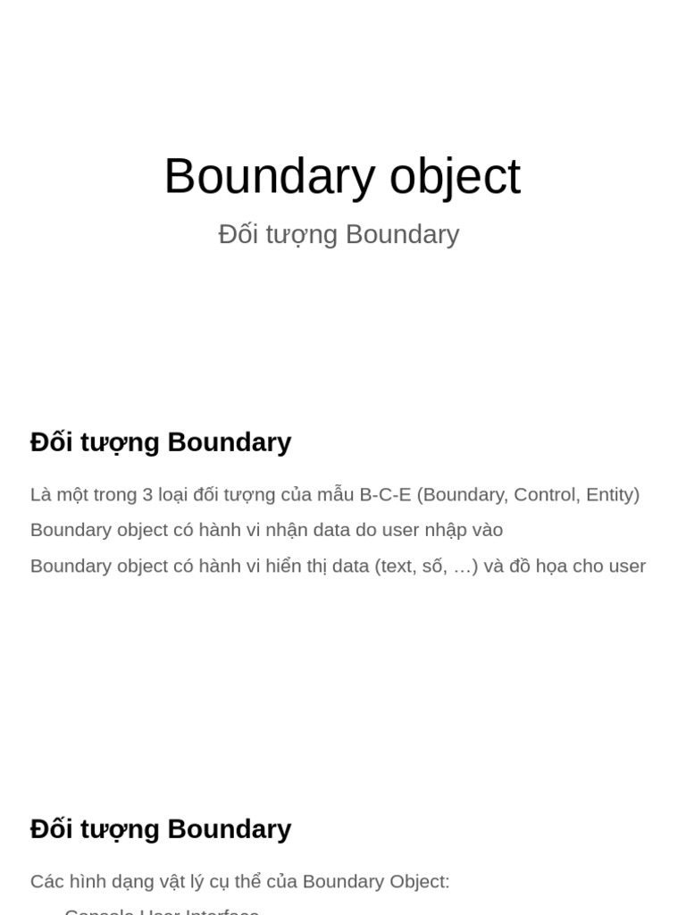 Boundary Object | PDF