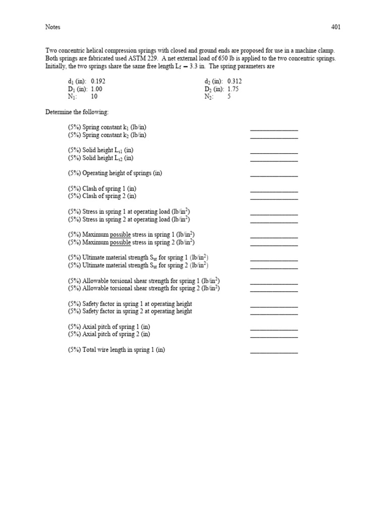4012 - Ch10 - Old Exam - 2 | PDF | Strength Of Materials | Stress ...
