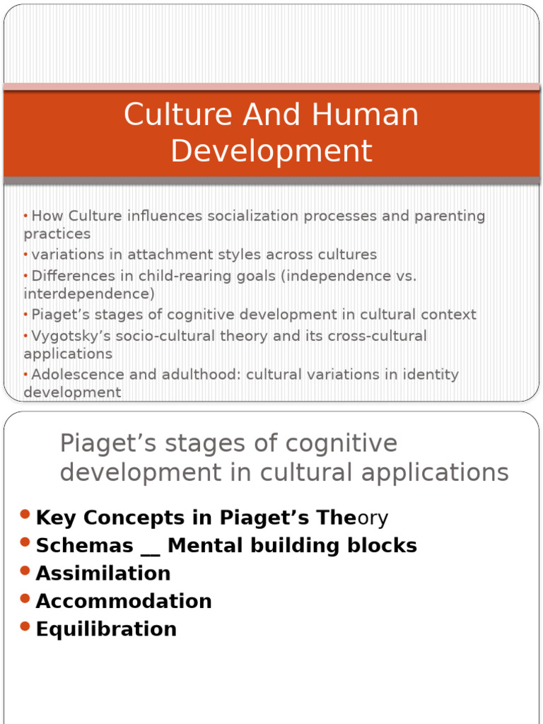 Cultural Impact on Child Development | PDF | Thought | Schema (Psychology)