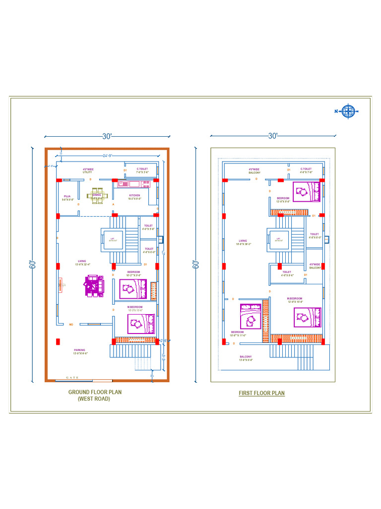Ground Floor and First Floor Plans | PDF