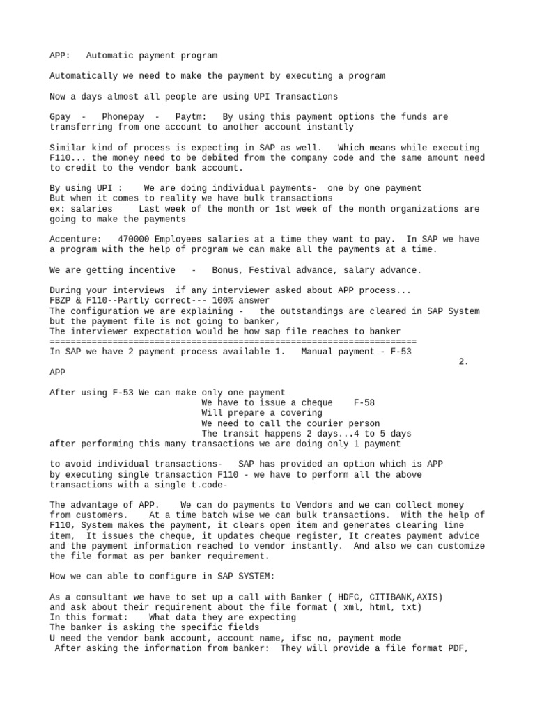 App Automatic Payment Program Pdf Payments Computer File