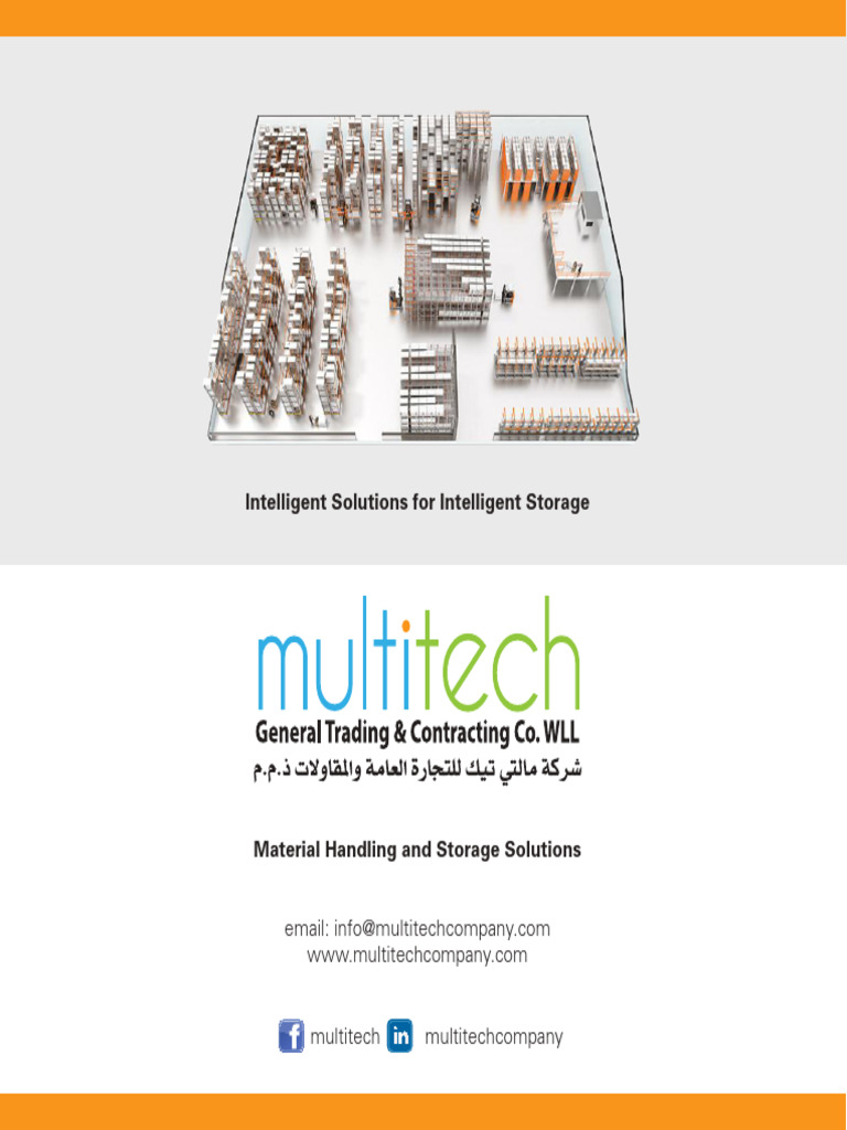 Material Handling Storage Solutions | PDF | Forklift | Logistics