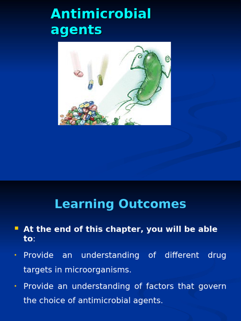 Antimicrobial Agents | PDF | Beta Lactamase | Penicillin