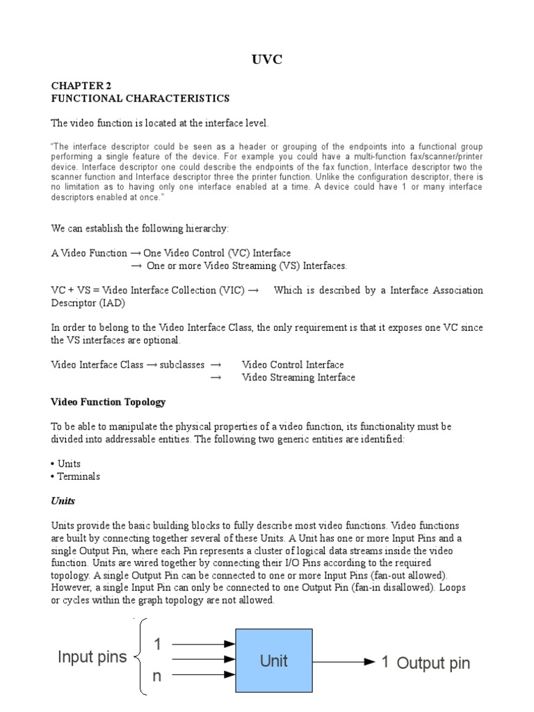 UVC | PDF | Input/Output | Computer Terminal