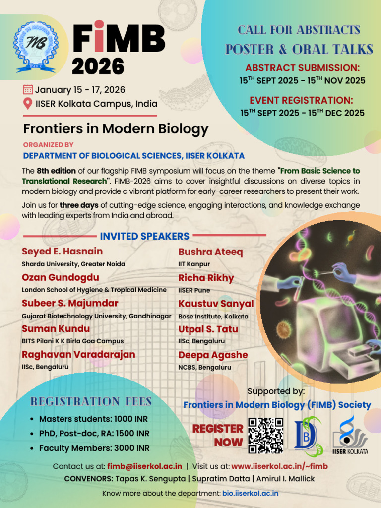 FIMB 2026 Symposium Registration Details | PDF