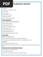 Understanding Argentometric Titration | PDF | Titration | Chemistry