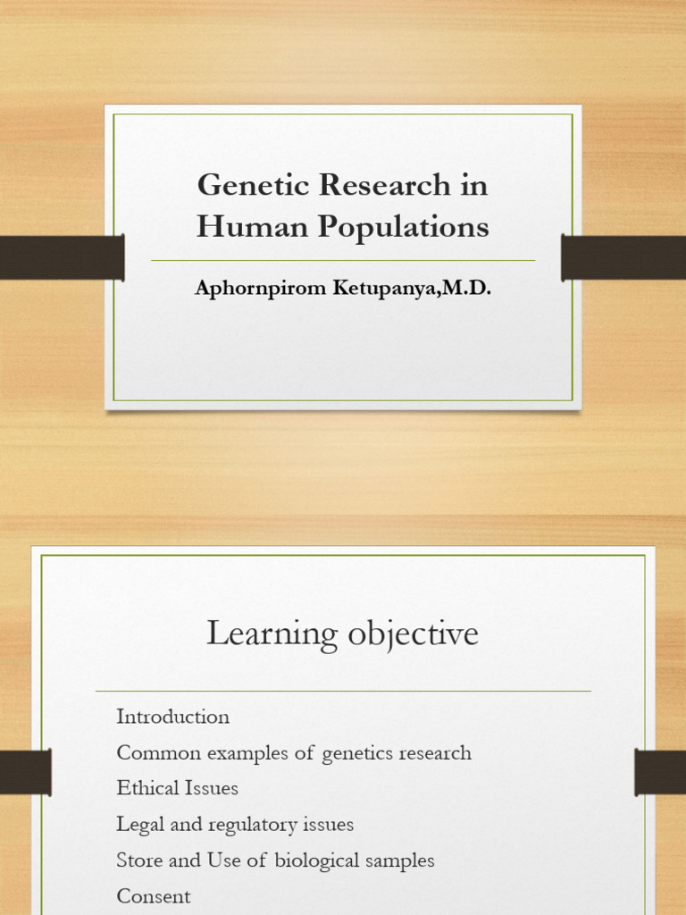 Genetic Research and Testing Overview | PDF | Gene | Genetics