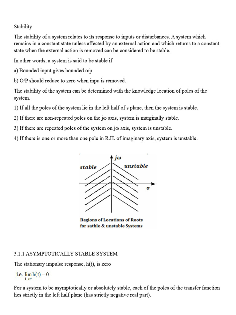 System Stability Explained: Types & Criteria | PDF