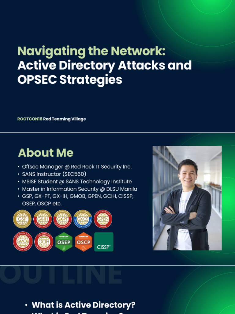 Navigating The Network Active Directory Attacks and OPSEC Strategies ...
