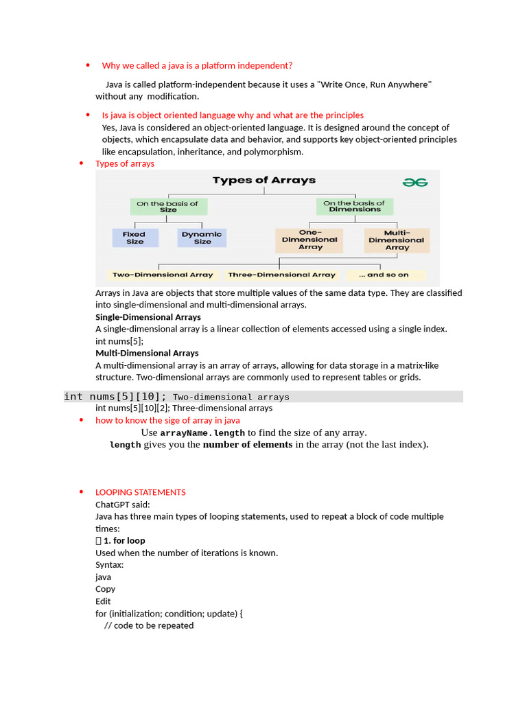 Java Interview Preparation Guide | PDF | Java Virtual Machine | Integer ...