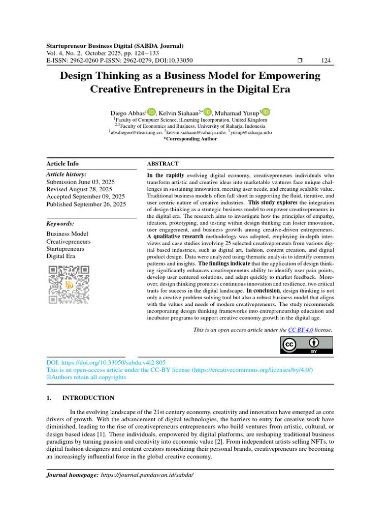 805-Article Text-3321-4587-10-20250926 | PDF | Design Thinking ...