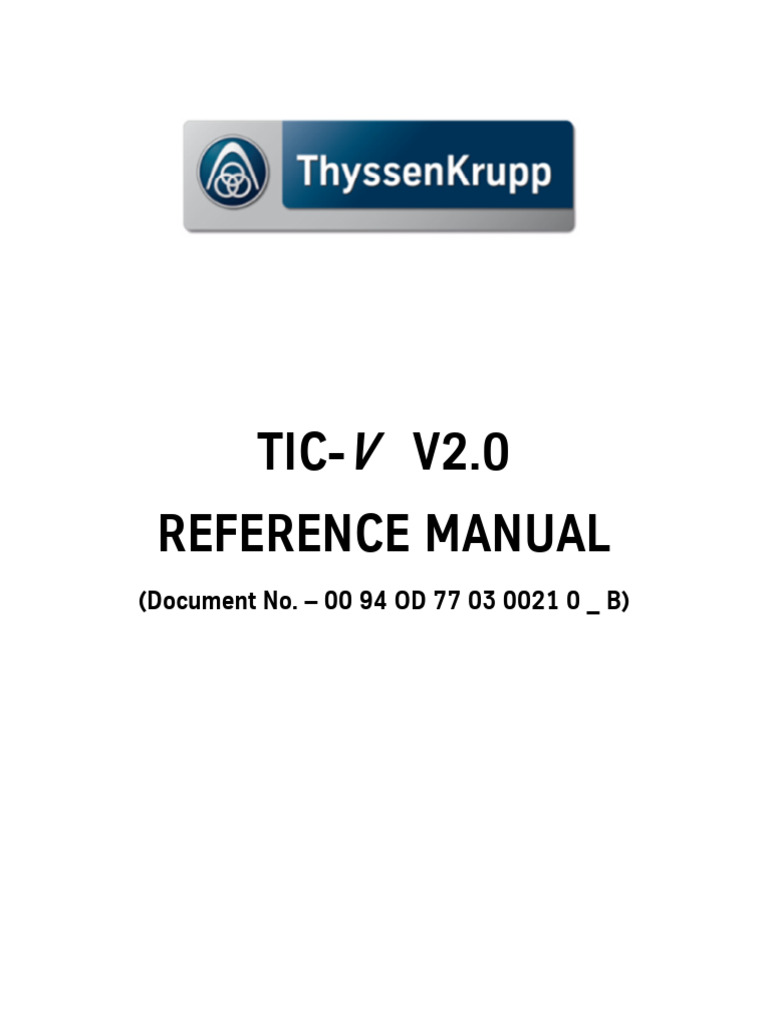 TIC-V V2.0 Reference Manual | PDF | Computer Engineering | Electrical ...