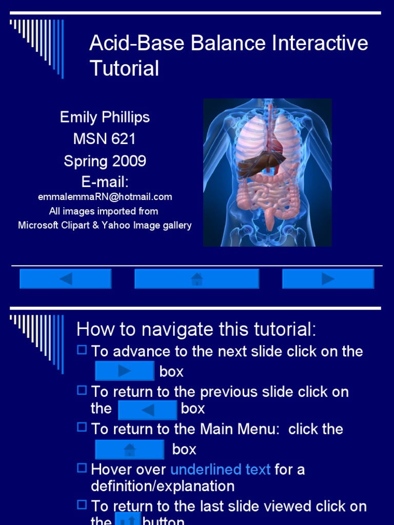 Acid Base Tutorial | PDF | Respiratory System | Physiology