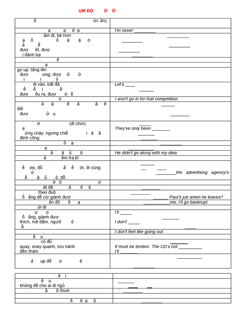 LT - C M Đ NG T V I Go - Keep - Look - Make-In Hs | PDF