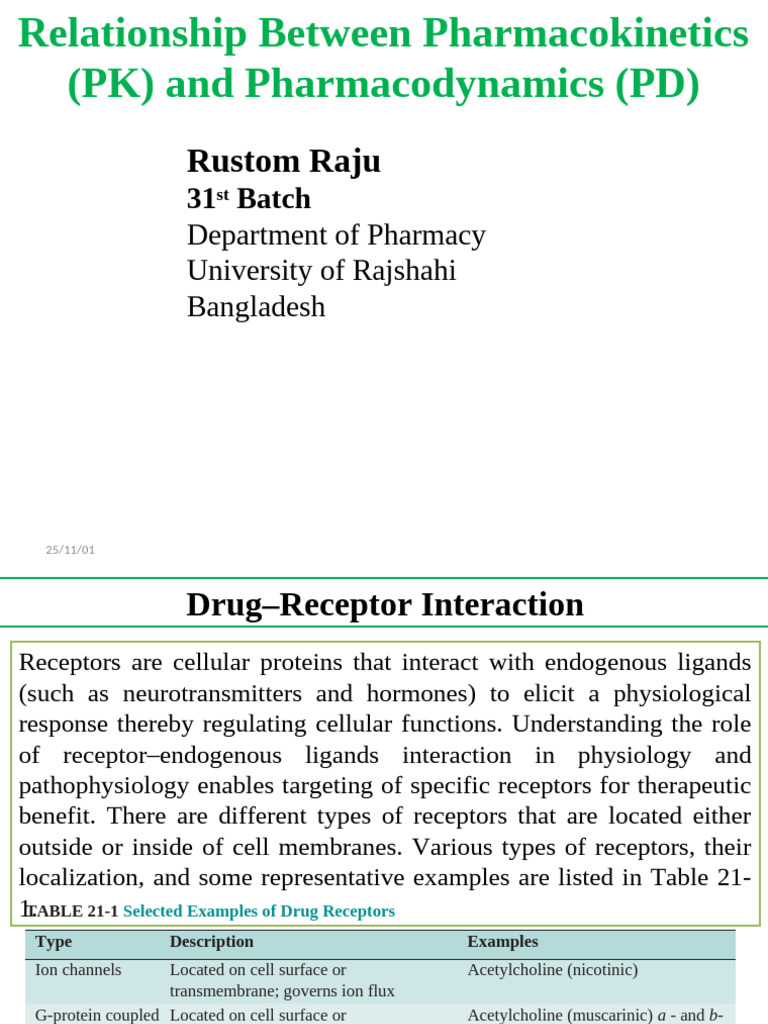Relationship Between PK and PKD by Raju Only Occupancy Theory | PDF ...