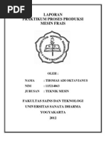 Download LaporanPraktikumMesinFraismillingmachinebyThomasAdiOktavianusSN94142922 doc pdf
