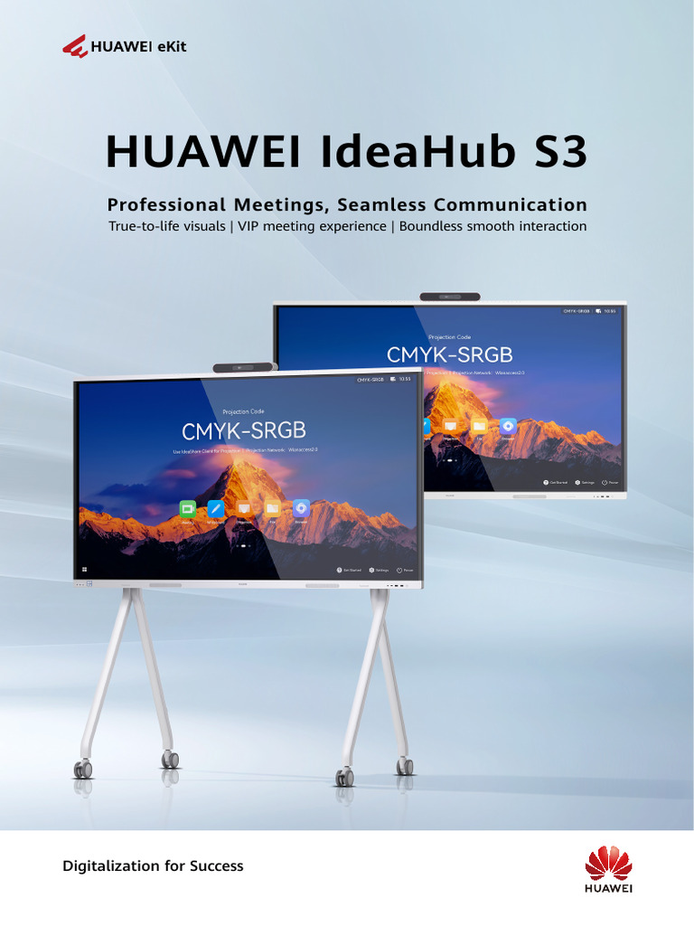 HUAWEI IdeaHub S3: Smart Meeting Solution | PDF | Consumer Electronics ...